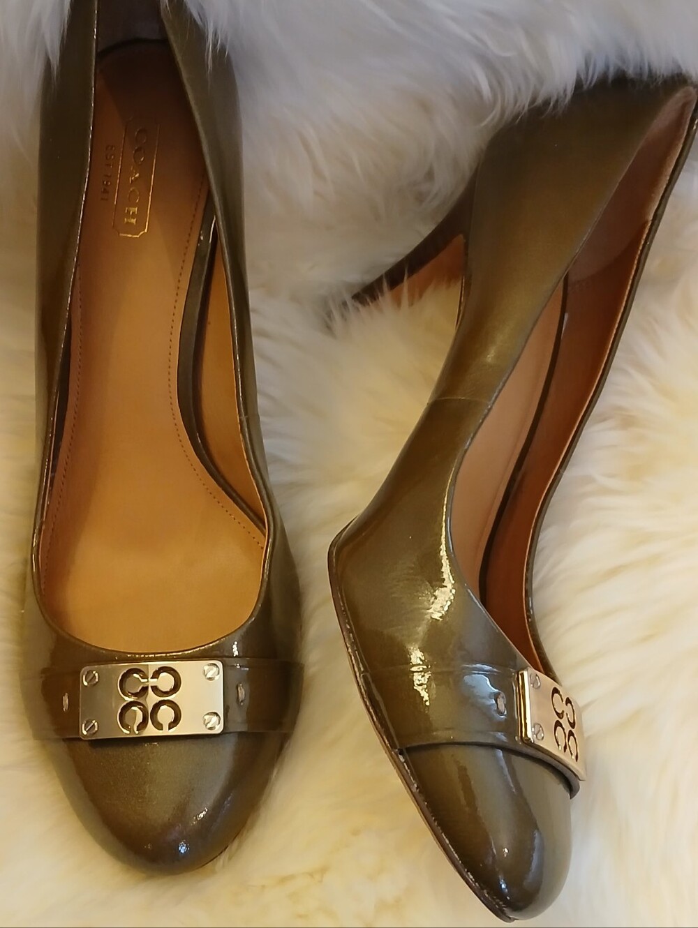 Coach Patent Leather Pumps